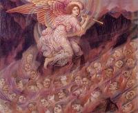 Morgan, Evelyn De - An Angel Piping to the Souls in Hell